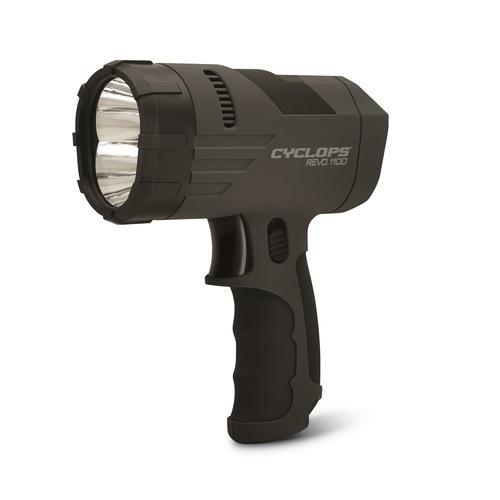 Cyclops Revo 1100 Lumen Handheld Rechargeable Spotlight-Blk