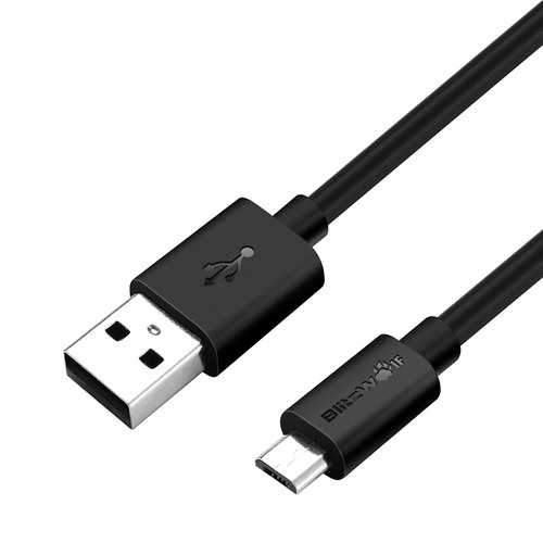 BlitzWolf BW-CB7 2.4A 3ft/0.9m Micro USB Charging Data Cable With Magic Tape Strap