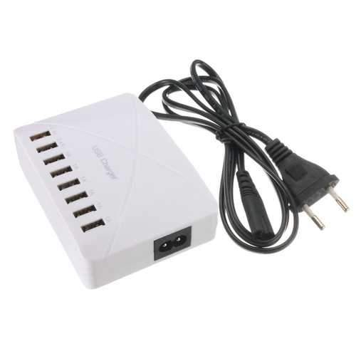 High Speed 8 Ports USB Charger Hub AC Power Adapter Socket Splitter UK US EU Plug For iPhone Samsung