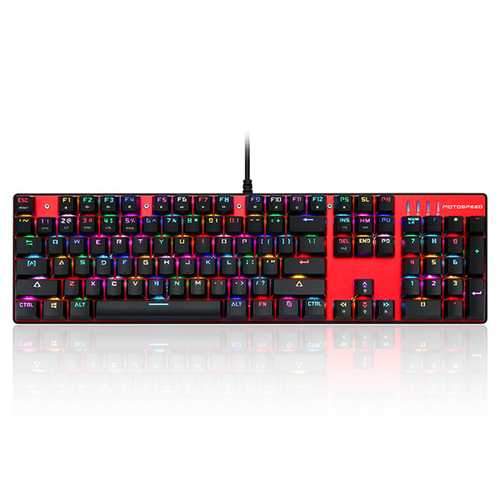 MOTOSPEED Inflictor CK104 NKRO RGB Backlit Mechanical Gaming Keyboard Outemu Blue Switch