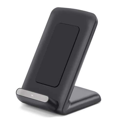 2 Coils Qi Wireless Fast Charger Charging Stand Dock Holder For Samsung S8 Galaxy Lumia