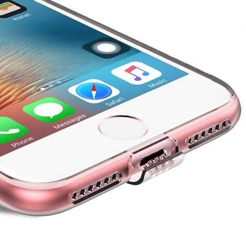 Rock Crystal Kickstand TPU Case With Dust Plug For iPhone 7/8