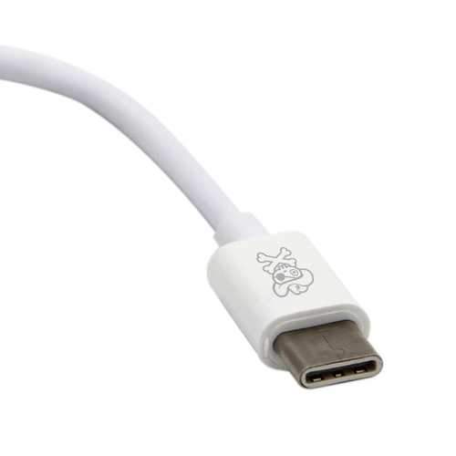 Hat Prince Type-C Male to 3.5mm Female 0.12m/0.39ft ABS Wire Audio Conversion Cable