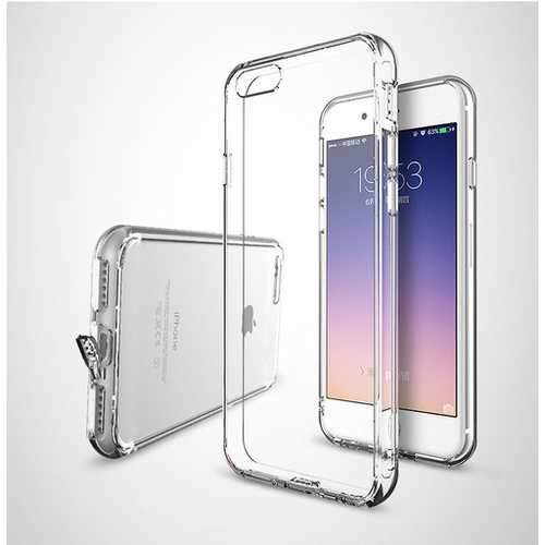 Shockproof Dustproof Soft Transparent Case With Dust Plug For iPhone 7 & 8