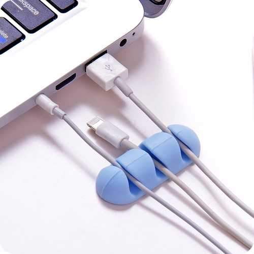 Bakeey 2PCS TPU Cable Clips Cable Holder Desktop Cable Organizer Cord Management Headphone Holder