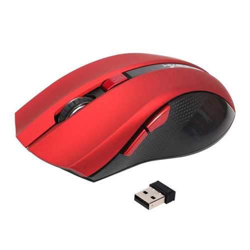 HXSJ X50 Wireless Mouse 2400DPI 6 Buttons ABS 2.4GHz Wireless Optical Gaming Mouse