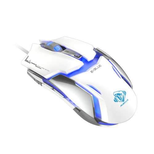 E-Blue EMS618 4000DPI 1000Hz 6 Buttons USB Wired Optical Gaming Mouse For PC Computers Laptops