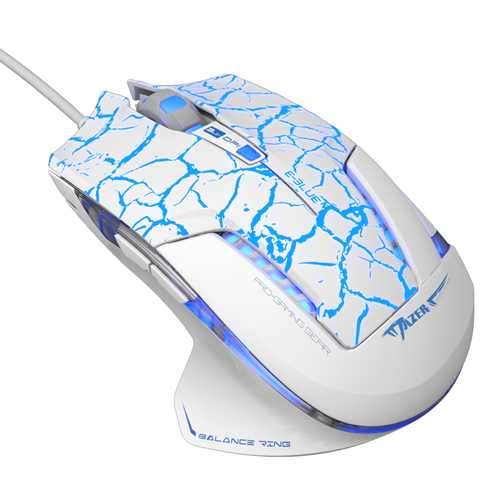 E-Blue EMS600 2500DPI A5050 6 Buttons USB Wired Optical Gaming Mouse For PC Computer Laptops