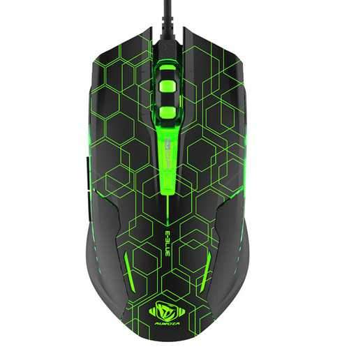 E-BLUE M636 2500 DPI USB Wired 6 Buttons Colorful Backlit Gaming Mouse for Pro Gamer