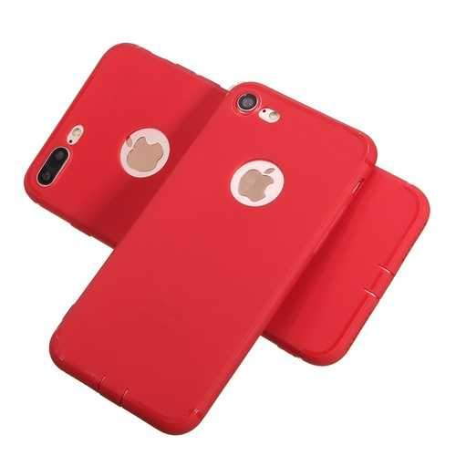 Soft TPU Frosted Matte Case With Dust Plug For iPhone 7/7 Plus & 8/8 Plus