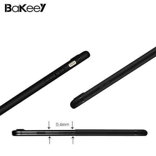 Bakeey Ultra Thin Soft TPU Matte with Dust Plug Case for iPhone 7/8