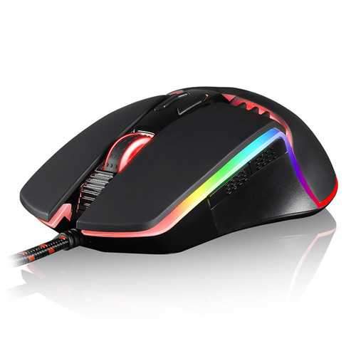 MOTOSPEED V20 Catamount 8 Buttons 5000DPI RGB Backlit Wired Gaming Mouse