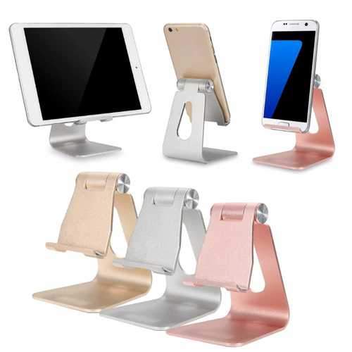 Bakeey ALT-4 Aluminum Alloy Adjustable Anti-slip Desktop Stand Charging Holder for iPad Phone Tablet