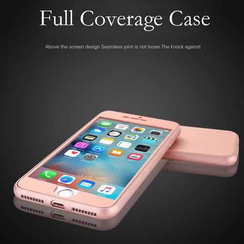 Bakeey 2 in 1 360 Full Body Hybrid Front PC + Back Soft TPU Cover Case for iPhone 7