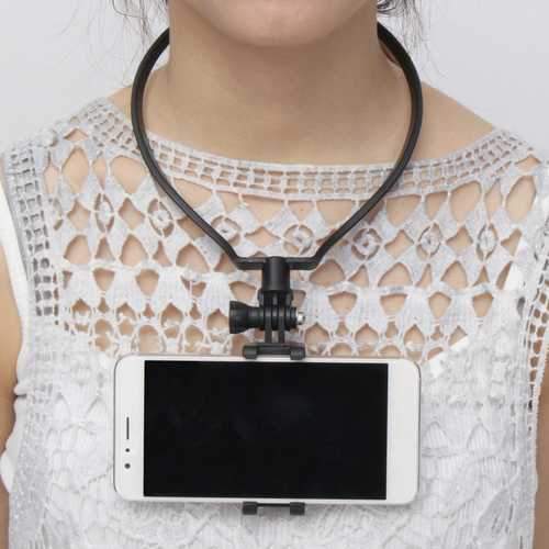 Neck Hanging Mobile Phone Holder Selfie Surporting Bracket Hands Free Lazy Holder Mount