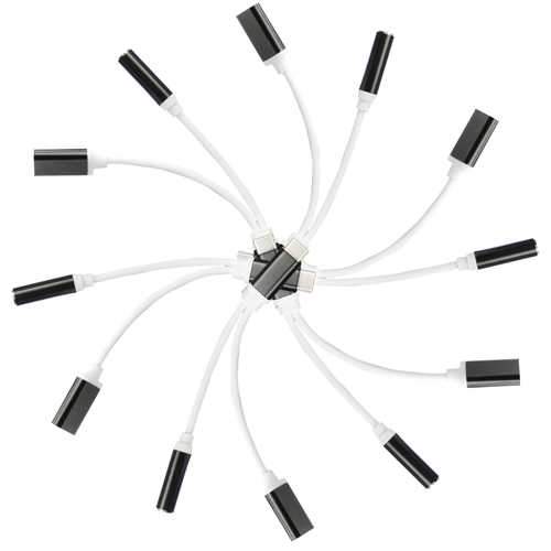 2in1 Type-C To 3.5mm Headphone Adapter Charging Cable For Letv phone Max2 xiaom 6 Samsung S8
