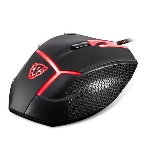 Motospeed V18 4000DPI 9 Keys RGB Backlit Optical Gaming Mouse with Fire Key Sniper Key