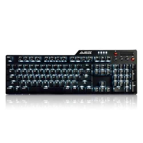 AJazz AK35i Assassin  104 Keys NKRO Wired White Backlit Mechanical Gaming Keyboard
