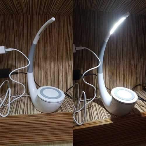 Phantom QI Intelligent Energy Save Wireless Charger Table Lamp for Apple Samsung S6 iWatch