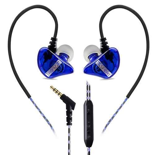 Subwoofer Bass Sports In-ear Earphone Wire Control Earphone