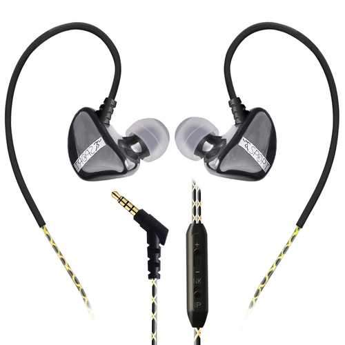 Subwoofer Bass Sports In-ear Earphone Wire Control Earphone