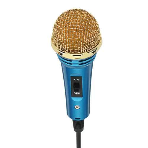 Condenser Microphone 3.5mm Jack Recording Mic for Video Chat Gaming Meeting MSN