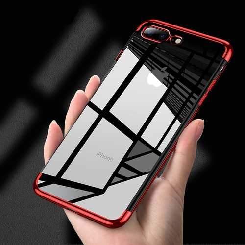 Cafele Plating Transparent Soft TPU Case For iPhone 7/iPhone 8