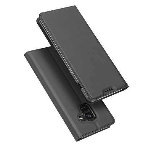 DUX DUCIS Card Slot Flip Bracket Protective Case for Samsung Galaxy A8 Plus (2018)