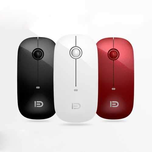 i368d 1600DPI Ultra Thin Mute Dual Mode bluetooth 2.4G Wireless Optical Mouse for Office Work PC