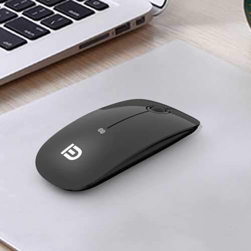 i368d 1600DPI Ultra Thin Mute Dual Mode bluetooth 2.4G Wireless Optical Mouse for Office Work PC