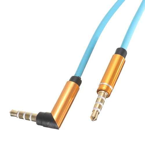 1M 3.5mm to 3.5mm Jack Audio Audio Gold Plug Cord Cable for Mobile Phone