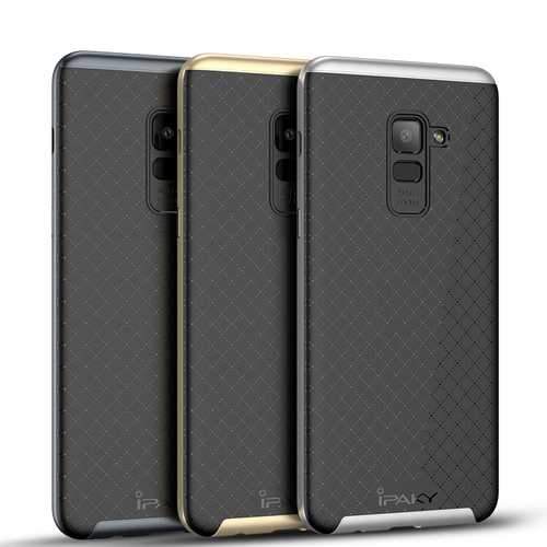 iPaky Slim Anti Fingerprint PC & TPU Protective Case For Samsung Galaxy A8 Plus 2018