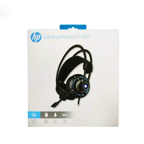 HP H300 USB 3.5mm Wired 4D Stereo Gaming Headphone Headset with Microphone