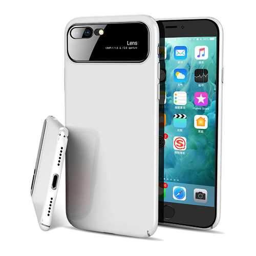 Bakeey Tempered Glass Lens Protection Hard PC Protective Case for iPhone 7/8/7Plus/8Plus/6/6s/6 Plus/6s Plus