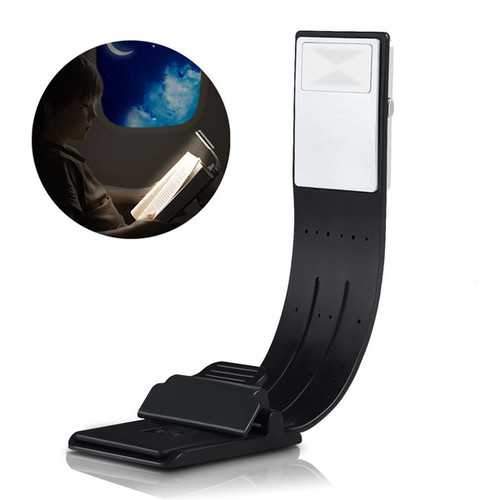 USB Rechargeable LED Reading Book Light Multifunctional Flexible Clip-on Night Lamp for Kindle IPad