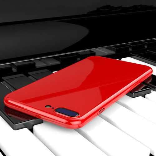 Bakeey Piano Paint Glossy Ultra Thin Hard PC Protective Case for iPhone 7/7Plus/8/8 Plus