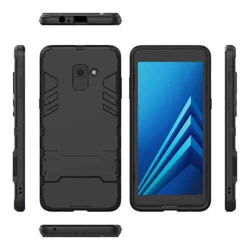 Bakeey 2 in 1 Armor Kickstand Hard PC Protective Case for Samsung Galaxy A8 Plus 2018