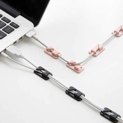 12 PCS Powerful Sticky Cable Clip Wall Holder Desktop Cable Organizer Wire Management