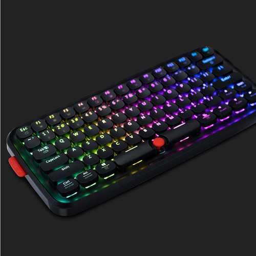 AJazz Zero bluetooth Wired Blue Switch RGB Mechanical Gaming Keyboard for Laptop Tablet Desktop PC