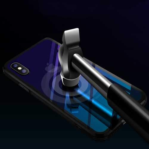 Bakeey Gradient Color Scratch Resistant Tempered Glass Protective Case For iPhone X/8/8 Plus/7/7 Plus/6s/6s Plus/6/6 Plus