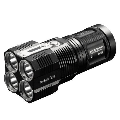 Nitecore TM28 Rechargeable Flashlight Set Black