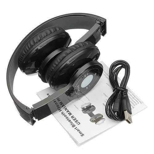 Wireless Stereo bluetooth Headphone with Micphone FM Radio HiFi