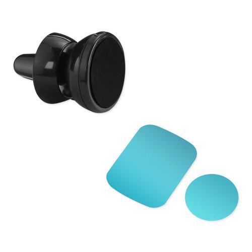 REIKO UNIVERSAL AIR VENT MAGNETIC CAR MOUNT PHONE HOLDER IN BLACK